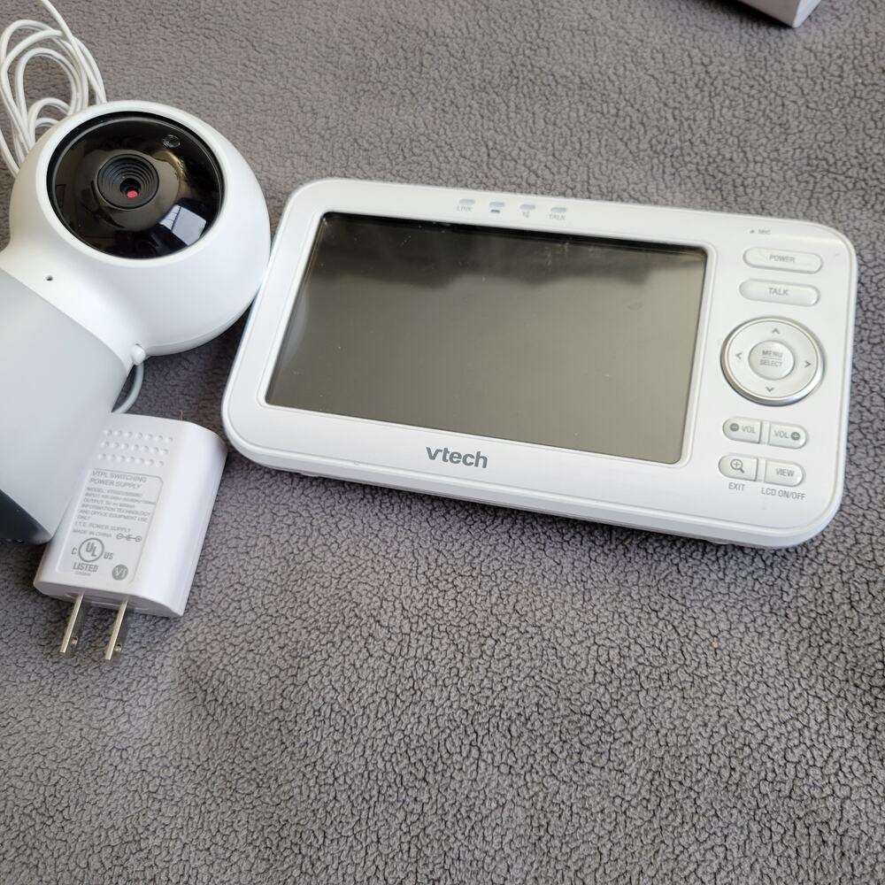 VTECH 5254 Power Cable Baby Monitor OEM VTPL VT05EUS05060 Tested For Parts - Picture 3 of 3